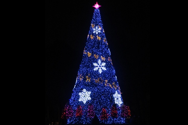 N首爾塔前的聖誕樹