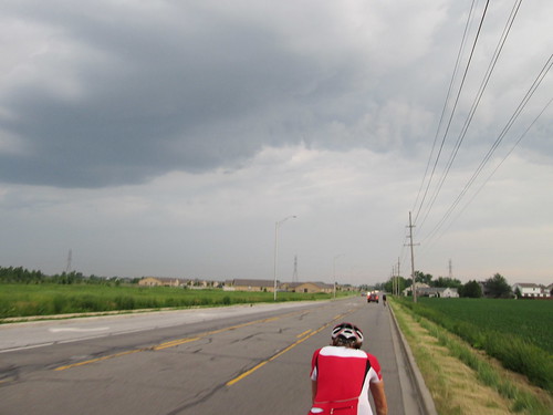 Riding into the storm