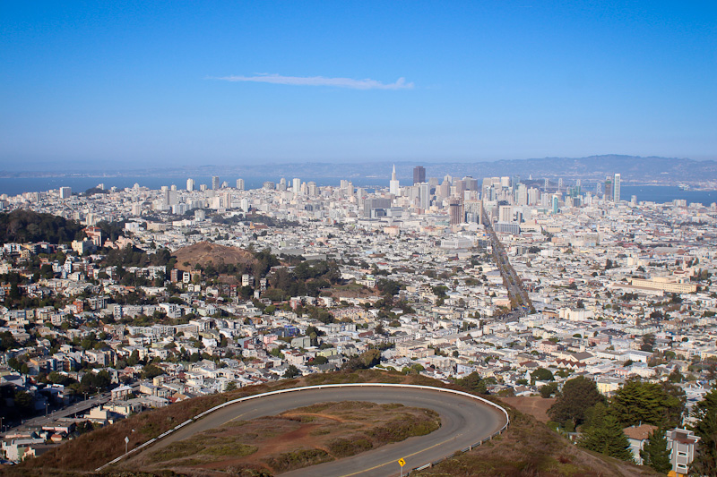 San Francisco vue de Twin Peaks