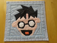Paper Pieced Harry Potter Mini Quilt