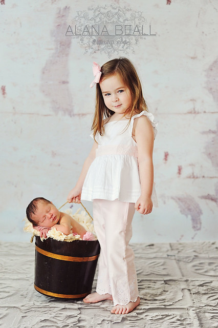 Newborn sibling Photography