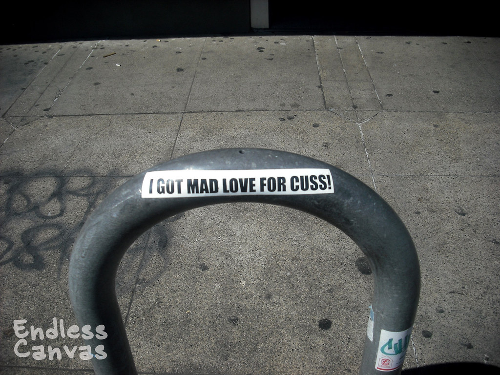 CUSS sticker - Oakland, Ca
