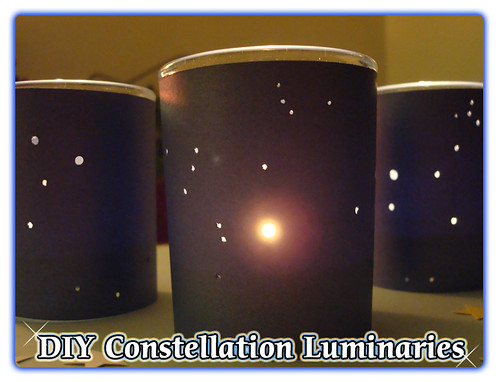 DIY Constellation Luminaries