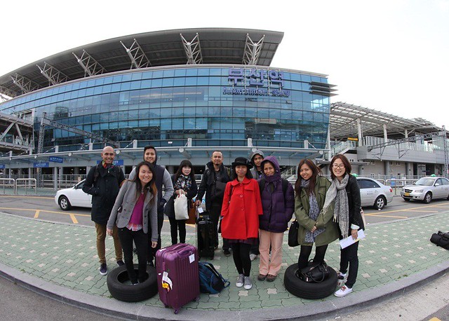 Busan Korea - Air asia X media trip group pic