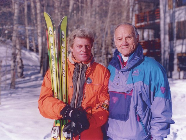 Stein Eriksen and Ted Heck