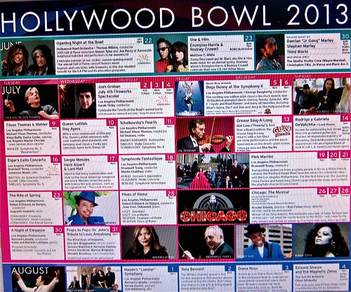 Hollywood Bowl schedule