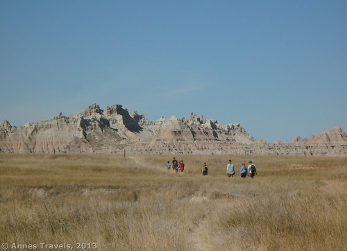 Hiking the Castle Trail, Badlands National Park, South Dakota