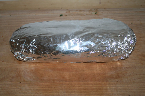 58 - In Akufolie einwickeln / Wrap in aluminium foil