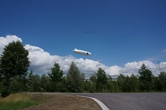 A Zeppelin flight of Friedrichshafen