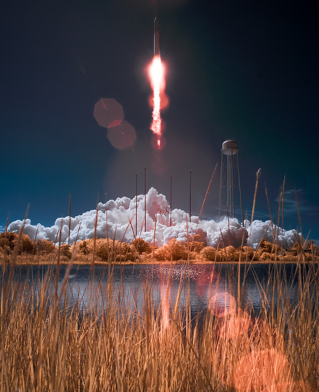 Antares Rocket With Cygnus Spacecraft Launches