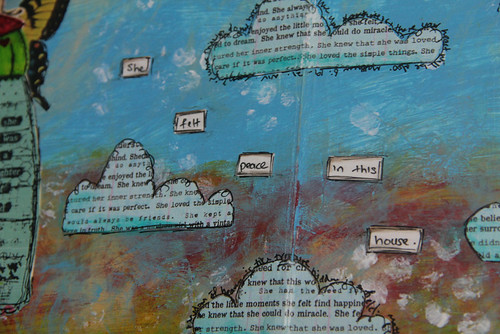 "Altered Book" NLB Project close-up