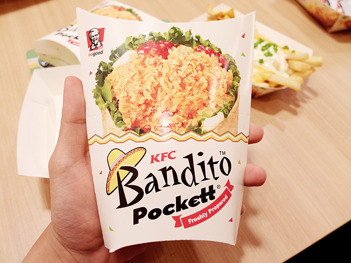 KFC Bandito Pockett packaging