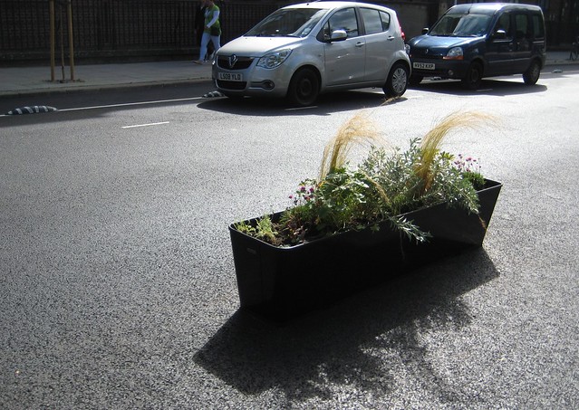 Planter and car parking