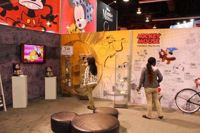 2013 D23 Expo Disney convention show floor