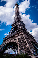 Tour Eiffel, bord de Seine 2013