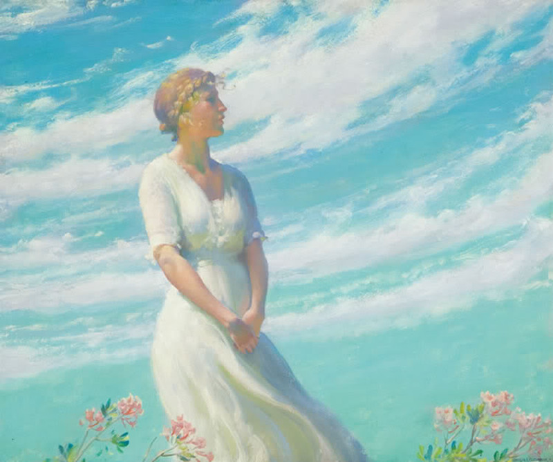 May Breeze by Charles Courtney Curran - Date unknown