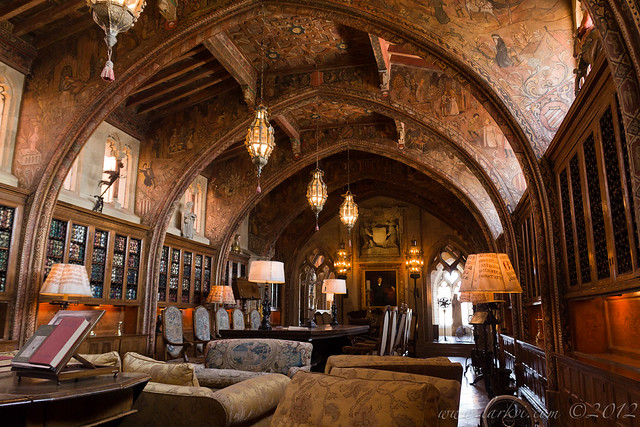 Private Library, Hearst Castle, San Simeon, California