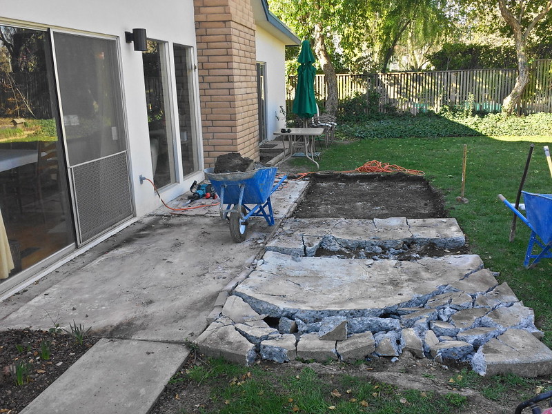 Concrete Patio Demolition & Removal In Davis