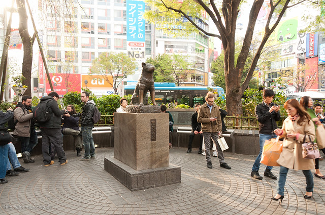 Shibuya - Plaza y estatua de Hachiko