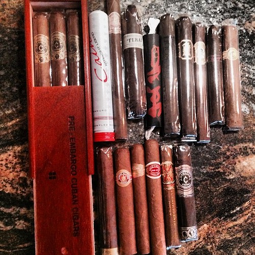 Birthday bomb from a #botl from ccom #cigar #cigarporn #cigars #cigaraficionado