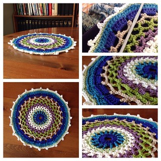 Proud. #crochetaddict #simplycrochet #mandala