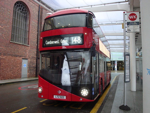 London United LT122 on Route 148, White City Bus Station