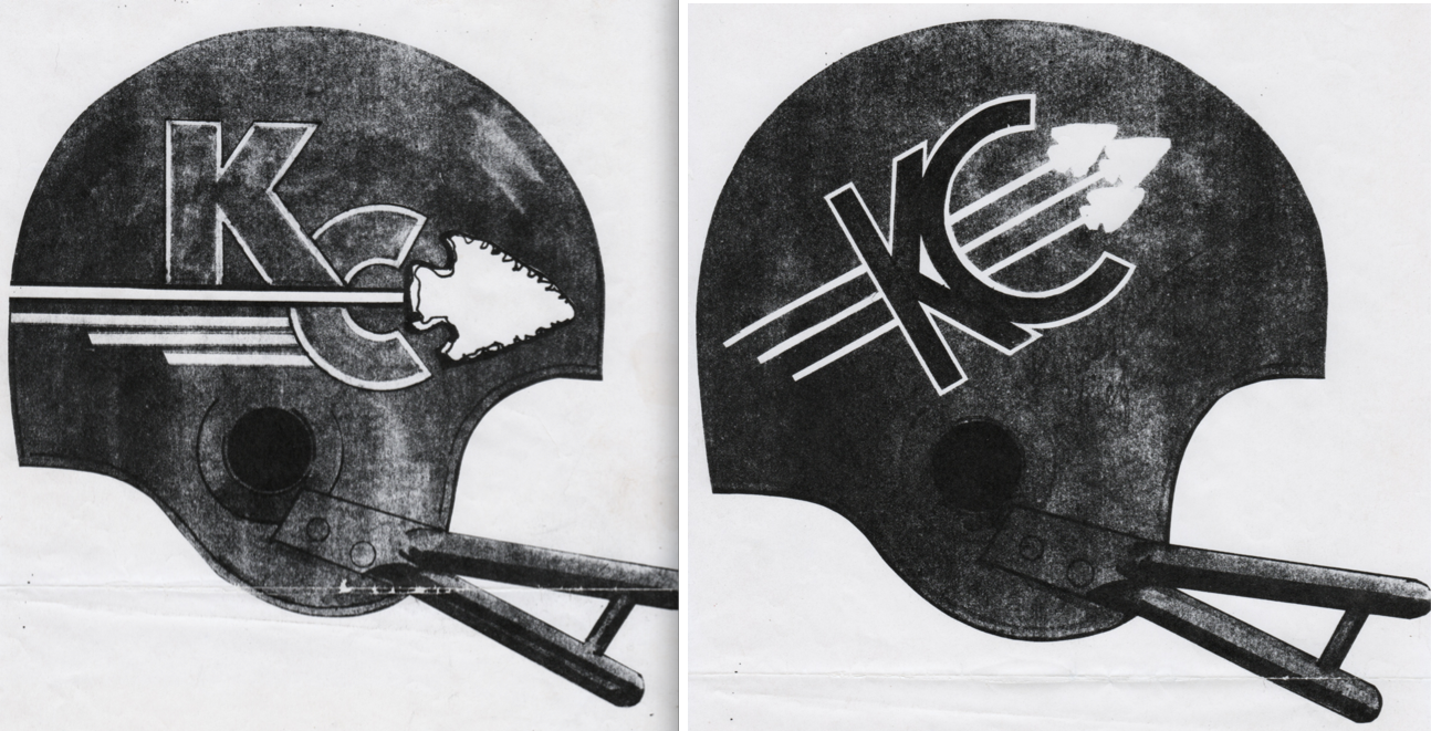 capacete original de teste da marca Kansas City Chiefs