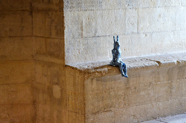 Rabbit in a cell,Tarascon Castle, Provence, France