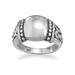 8884 Rectangle Polished Ring with Bead Edge