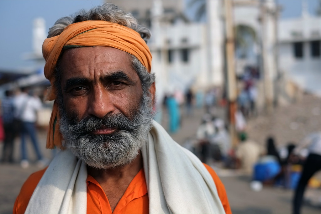 Indian man at Haji Ali Dargah