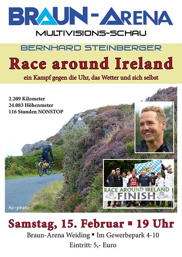 Plakat Vortrag Race Around Ireland