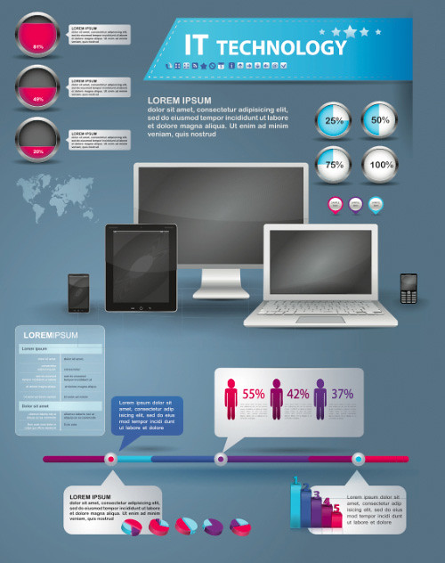vector-elements-set-of-it-technology-infographics