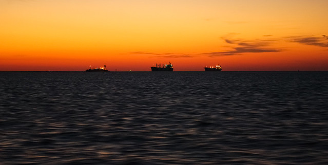 Dawn over the
Gulf
