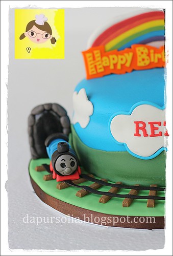 Train and Helicopter Cake for Reza