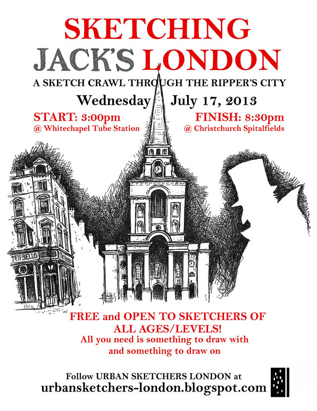 Sketching Jacks London: sketchcrawl, July 17