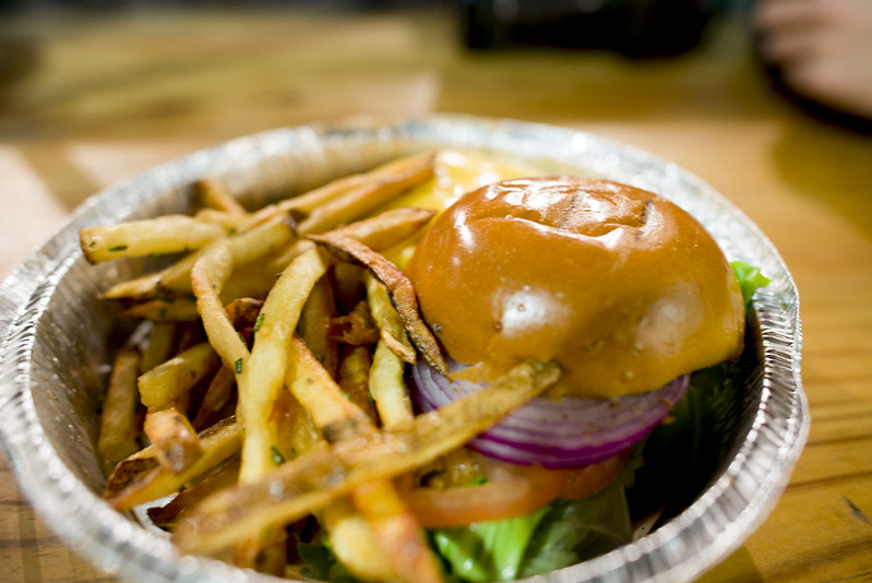 Friedman's Lunch - burger at Chelsea Market