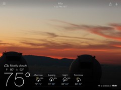 The Yahoo Weather Application