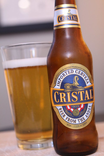 Cristal Beer from the Andes