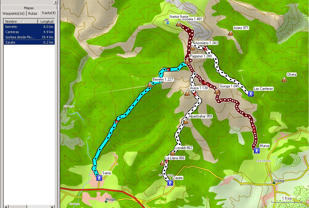 Mapa 2013_08_04 Gorbea desde Murua