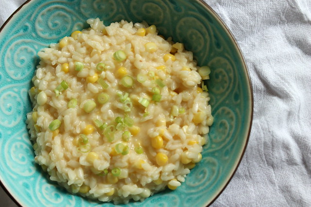 Sweet Corn Risotto from above