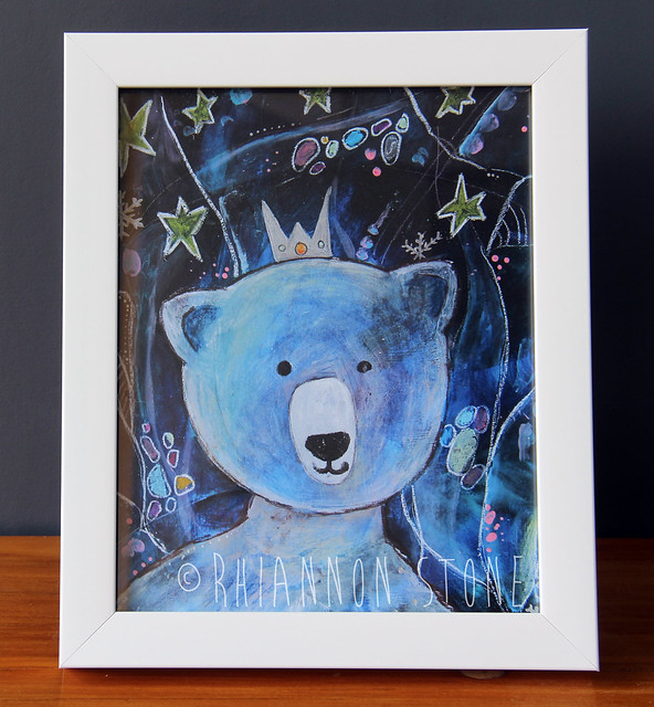 The Little Polar Bear_framed