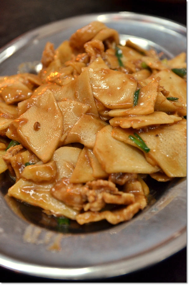Sliced Bamboo Shoot with Pork in Fermented Bean Paste