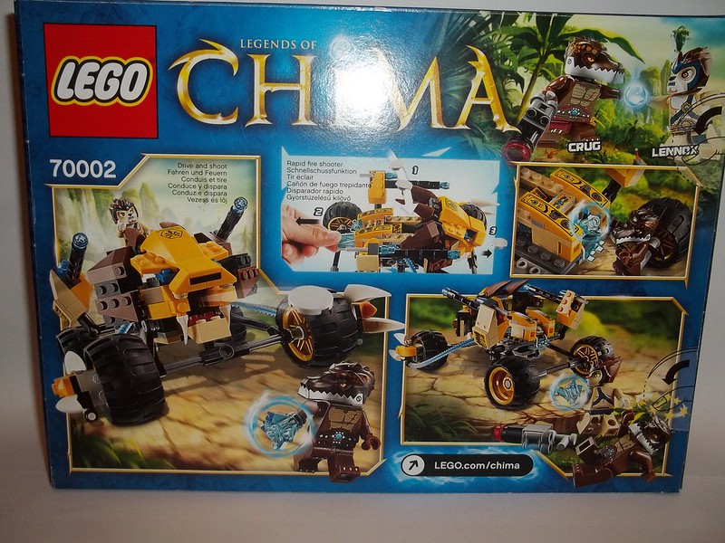 LEGO 70002 Legends Of Chima. Complete set, original box a s new.