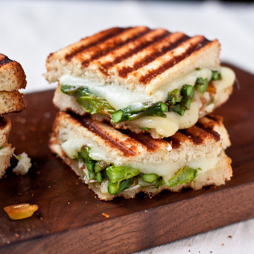 Goat Cheese & Asparagus Grilled Cheese