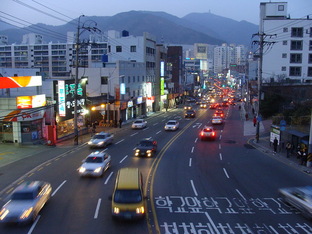 Busan Street at Night
