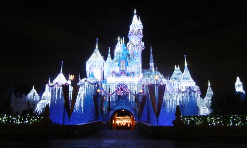 Holiday Disneyland Castle!