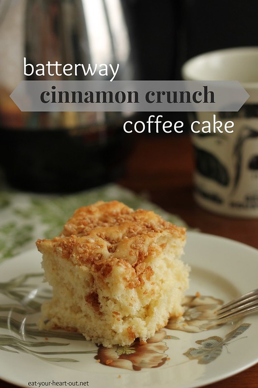 Batterway Cinnamon Crunch Coffee Cake