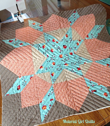 Swoon cushion top quilting