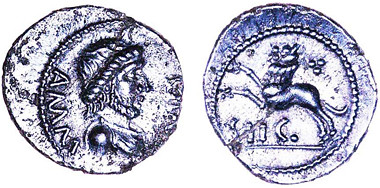 Amminus Lion silver unit coin