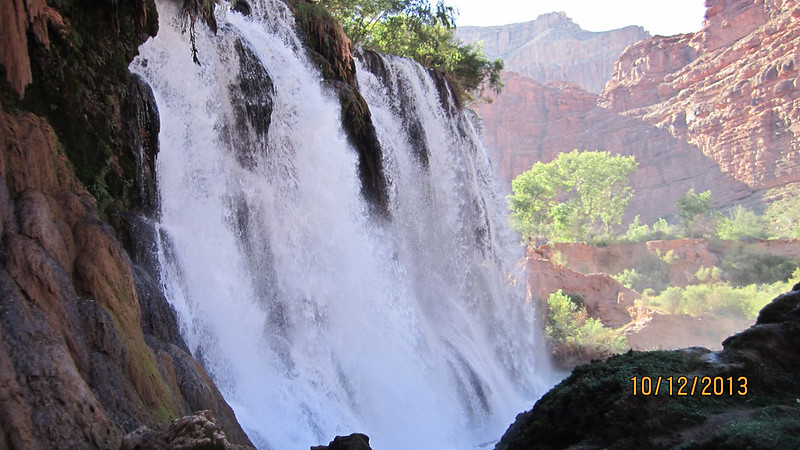 Аризона. Havasu Falls (Водопады Хавасу). Вдвоём по стране изумрудной воды. Октябрь 2013.